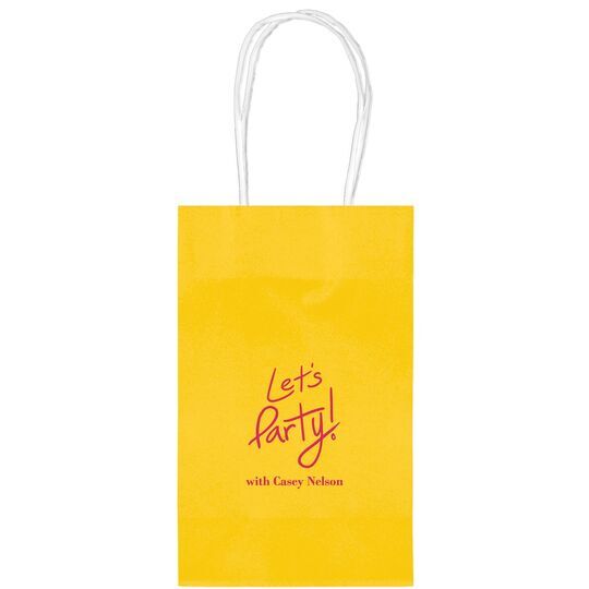 Fun Let's Party Medium Twisted Handled Bags